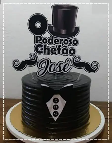Topo de Bolo o Poderoso Chefão