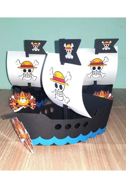 Topo de Bolo One Piece