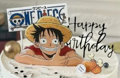 Topo de Bolo One Piece