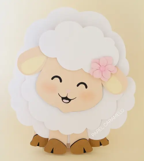 Topo de Bolo Ovelinha