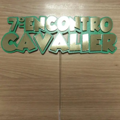 Topo de Bolo Palavras