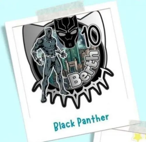 Topo de Bolo Pantera Negra