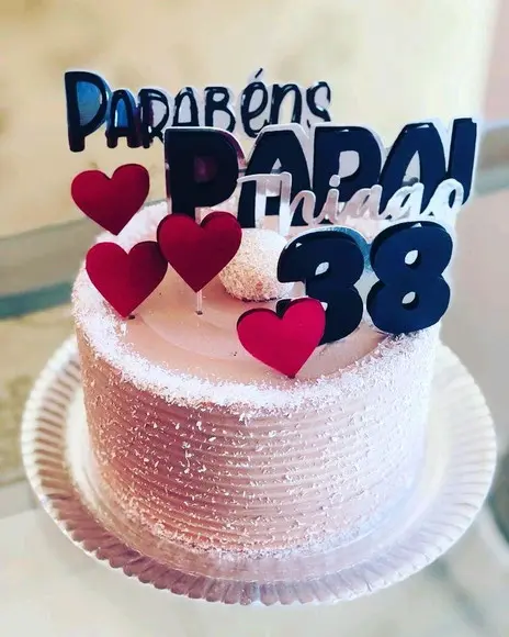 Topo de Bolo Parabéns Papai