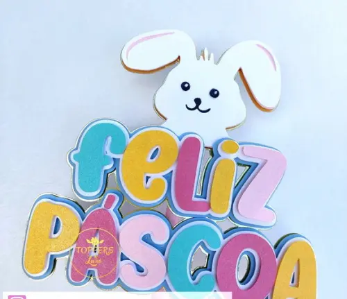 Topo de Bolo Páscoa