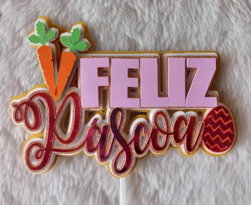 Topo de Bolo Páscoa