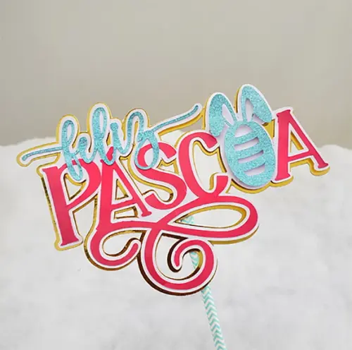 Topo de Bolo Páscoa
