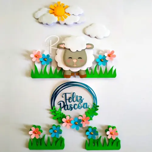 Topo de Bolo Páscoa