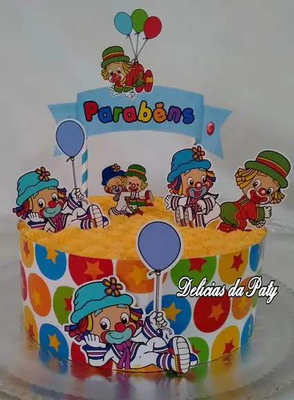 Topo de Bolo Patati Patatá