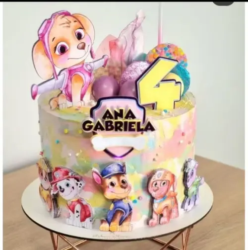 Topo de Bolo Patrulha Canina