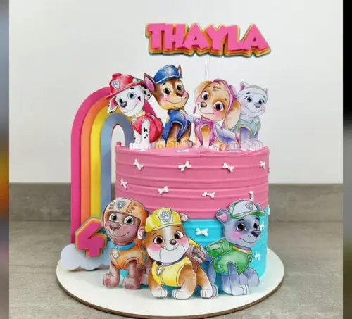 Topo de Bolo Patrulha Canina