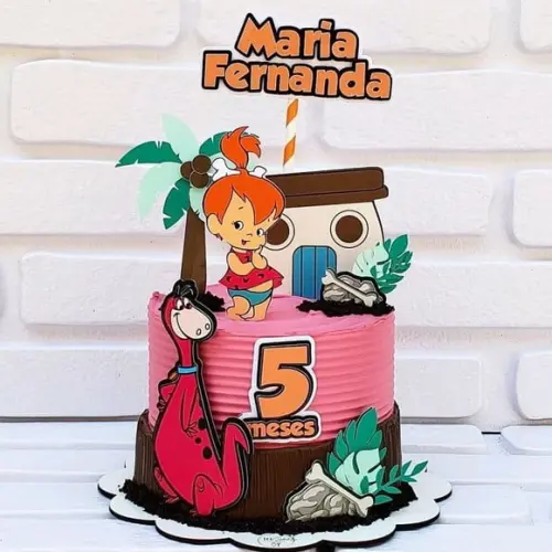 Topo de Bolo Pedrita