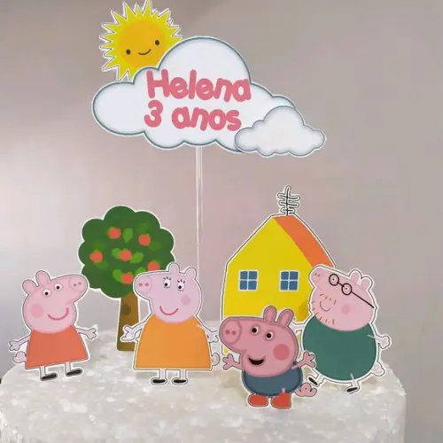 Topo de Bolo Pig