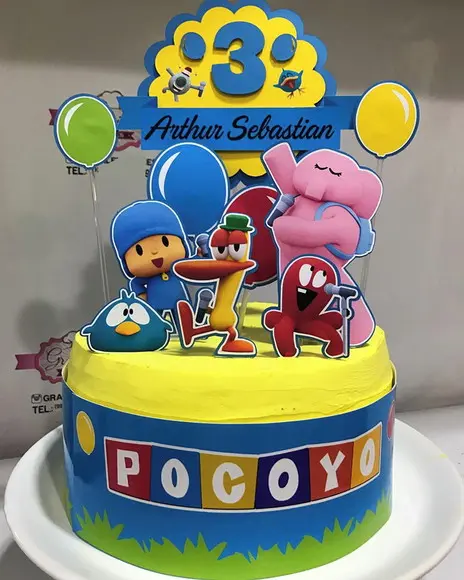 Topo de Bolo pocoyo