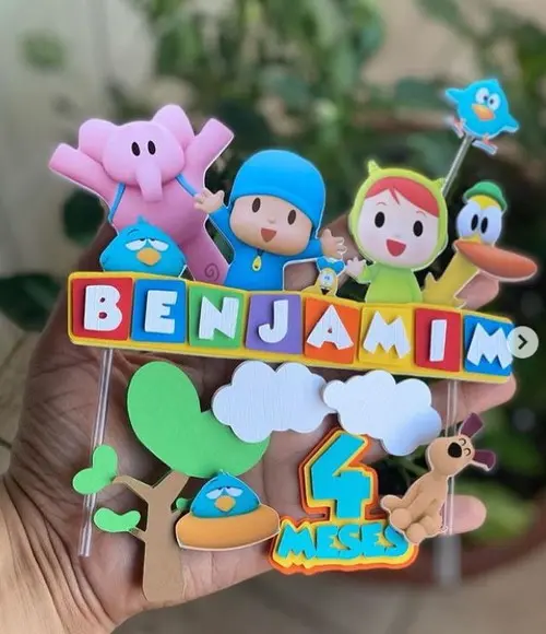 Topo de Bolo Pocoyo
