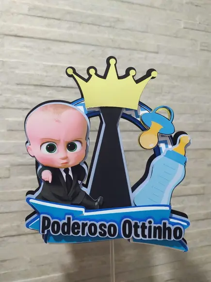 Topo de Bolo Poderoso Chefinho