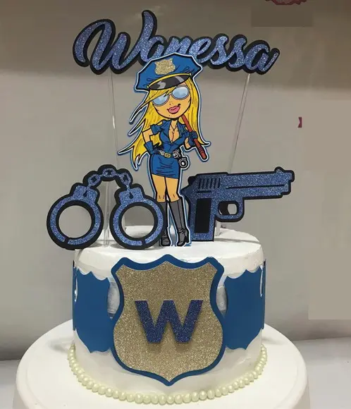 Topo de Bolo Policia