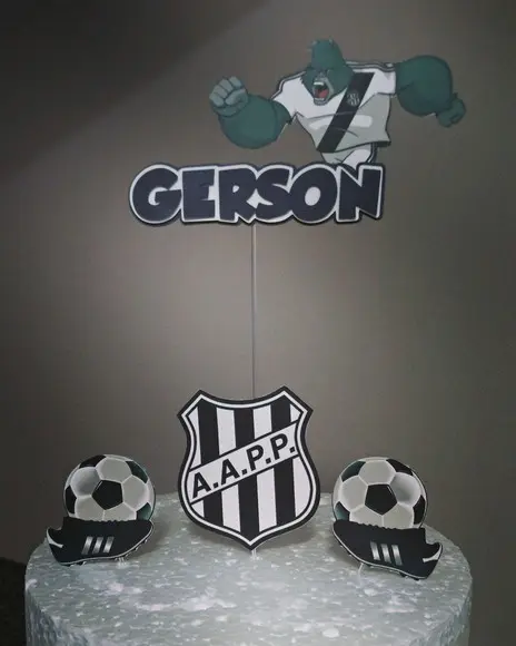 Topo de Bolo Ponte Preta
