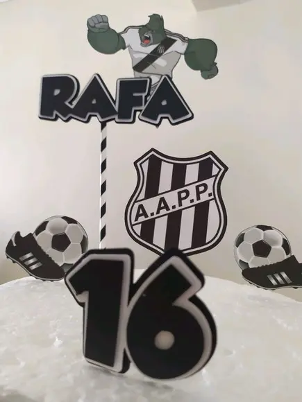 Topo de Bolo Ponte Preta