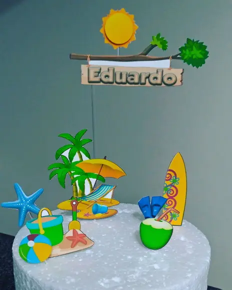 Topo de Bolo Praia