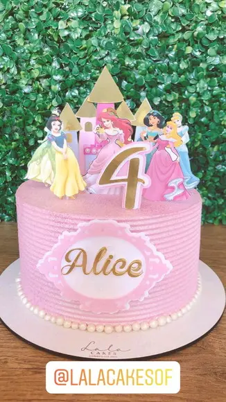 Topo de Bolo Princesas