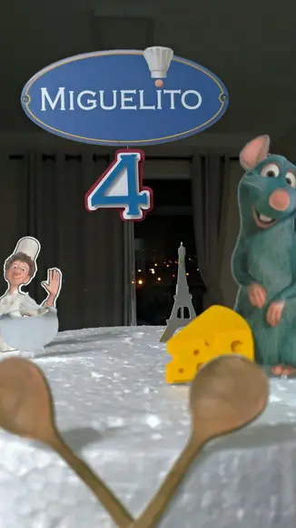 Topo de Bolo Ratatouille