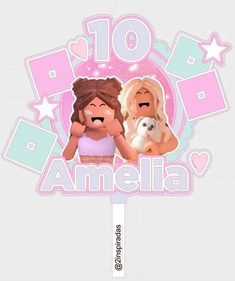Topo de Bolo Roblox