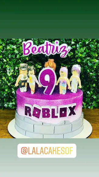 Topo de Bolo Roblox
