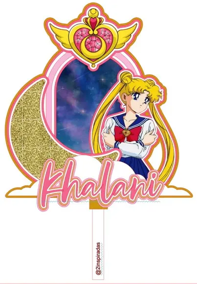 Topo de Bolo Sailor Moon