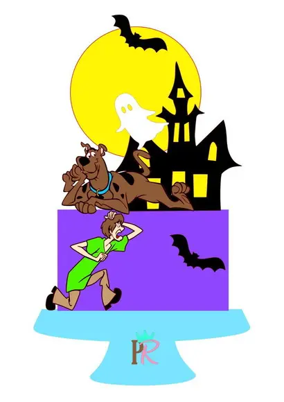 Topo De Bolo Scooby Doo
