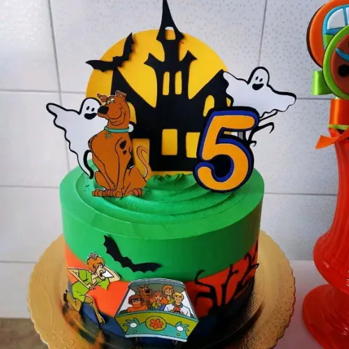 Topo de Bolo scooby doo