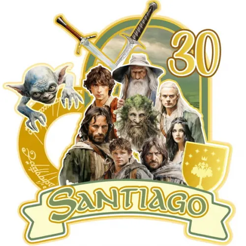 Topo de Bolo Senho dos Anéis