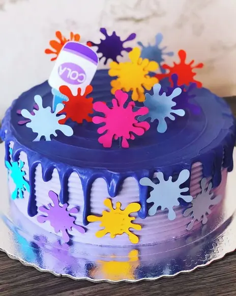 Topo de Bolo Slime