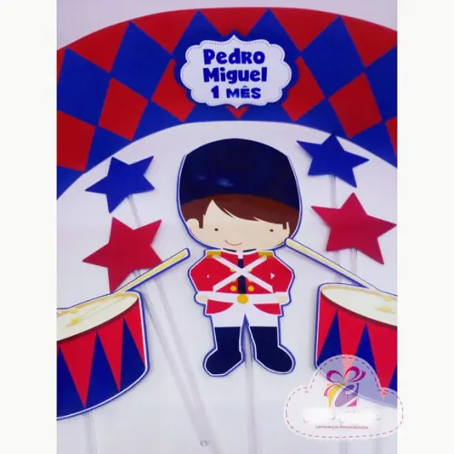 Topo de Bolo Soldadinho de chumbo