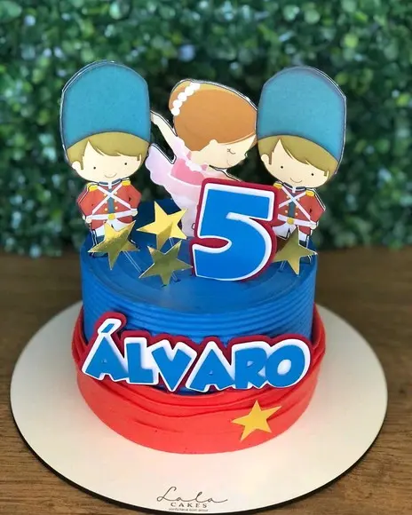 Topo de Bolo soldadinhos de chumbo