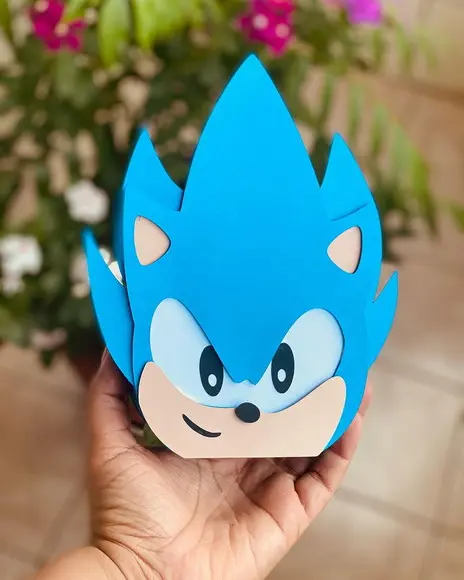 Topo de Bolo Sonic
