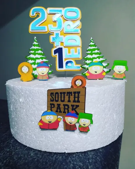 Topo de Bolo South Park