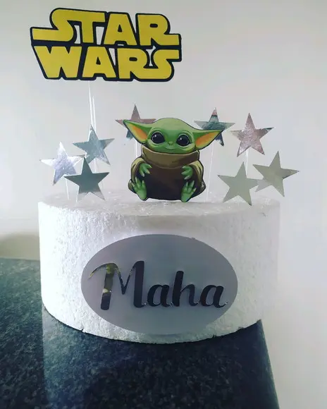 Topo de Bolo Star Wars