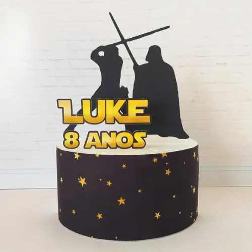 Topo de Bolo Star Wars