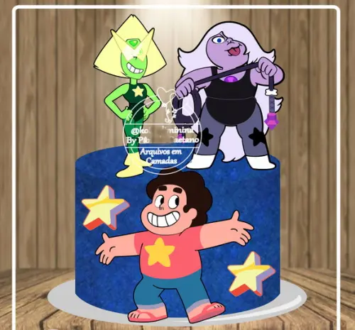 Topo de Bolo Steven Universe