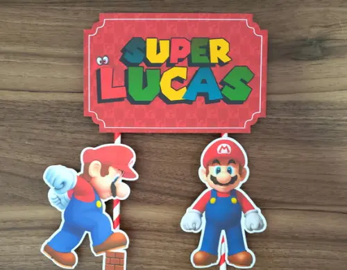 Topo de Bolo super mario