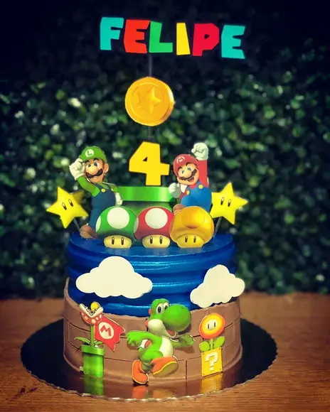 Topo de Bolo super mario