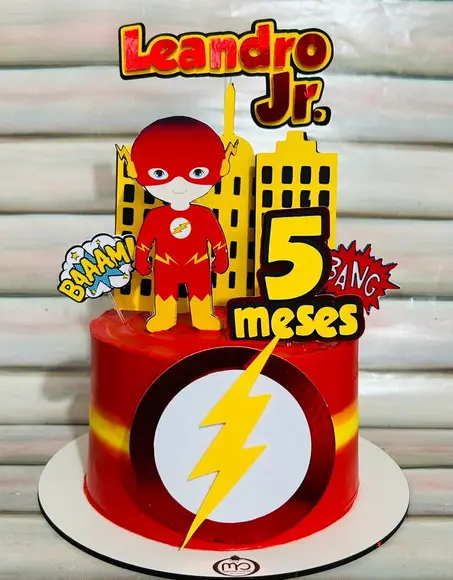 Topo de Bolo The Flash