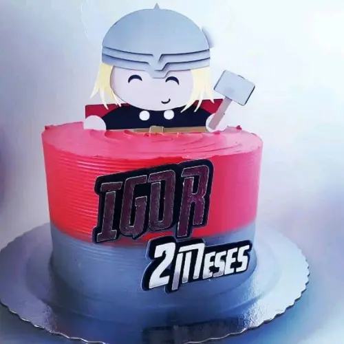 Topo de Bolo thor