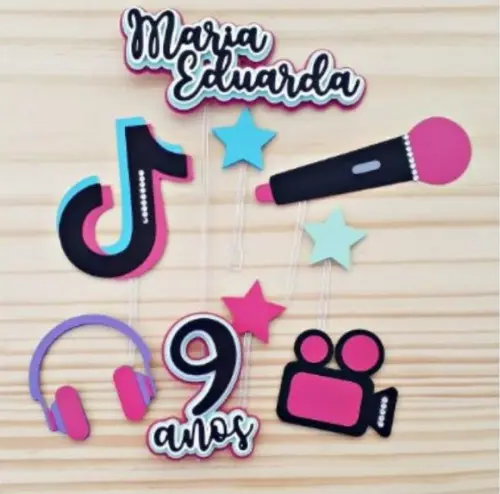 Topo de Bolo tik tok