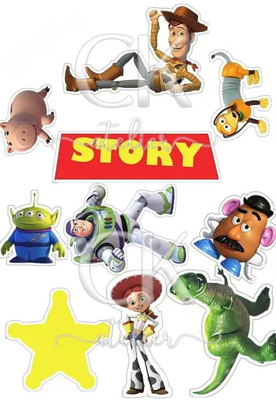 Topo de Bolo Toy Story