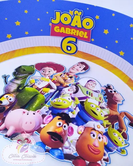 Topo de Bolo Toy Story