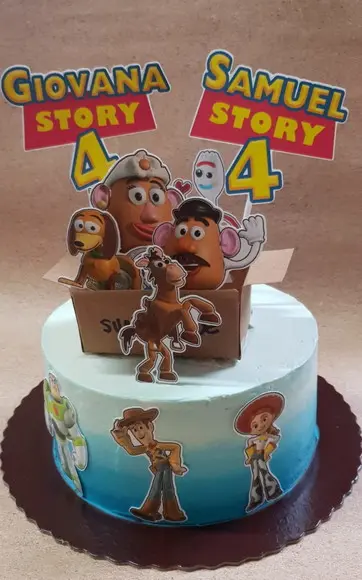 Topo de Bolo Toy Story