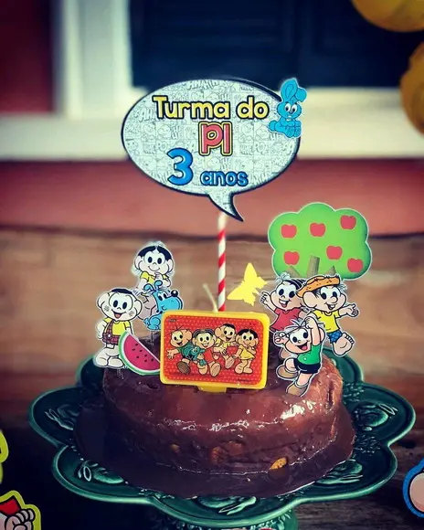 Topo de Bolo Turma da Mônica (simples)