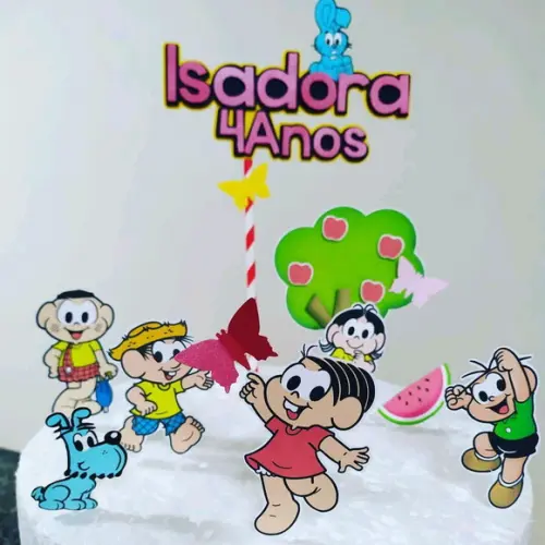 Topo de Bolo Turma da Mônica