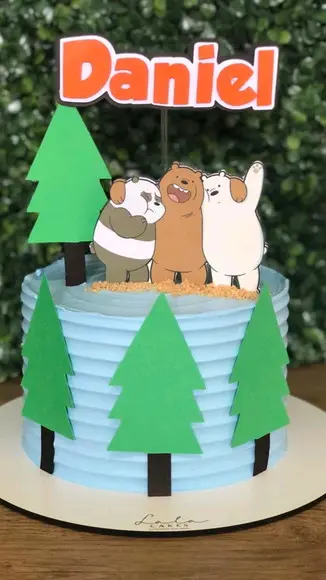 Topo de Bolo Urso sem Curso